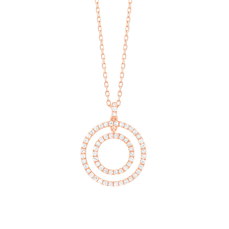 Circle Harmony Diamond Pendant