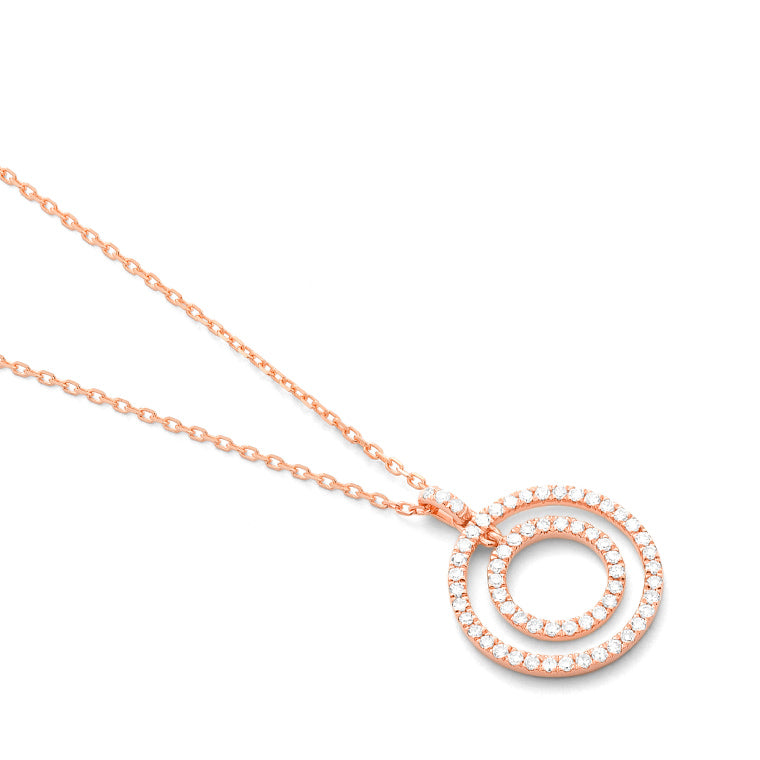 Circle Harmony Diamond Pendant