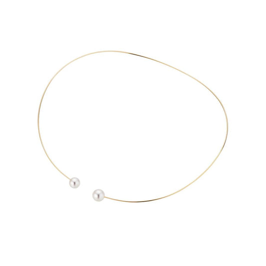 Gold Pearl Choker