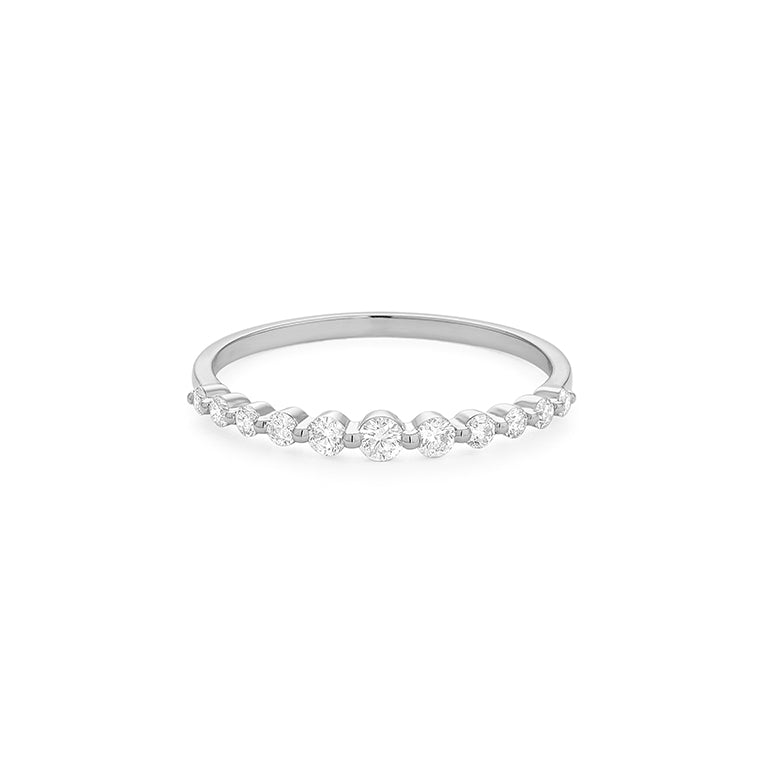Diamond Half Eternity Ring