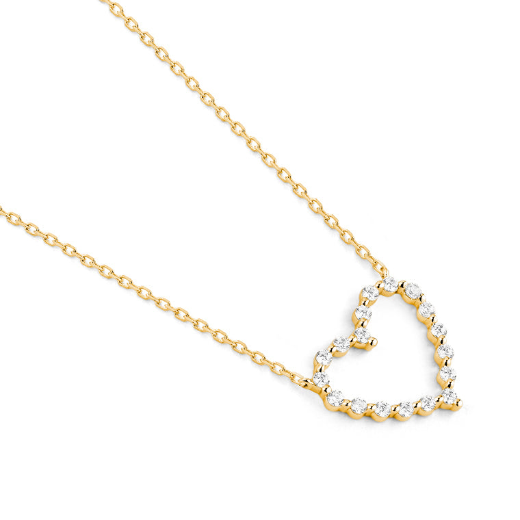 Diamond Heart Pendant