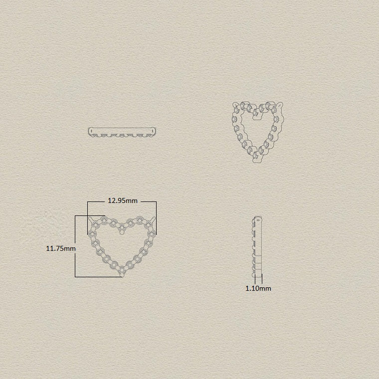 Diamond Heart Pendant