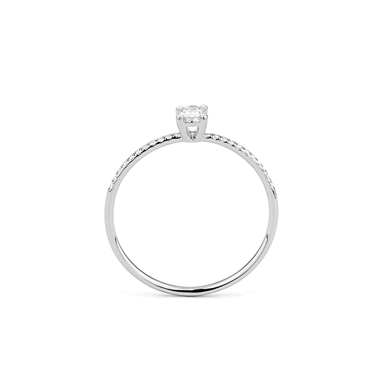 Oval Cut Diamond Band