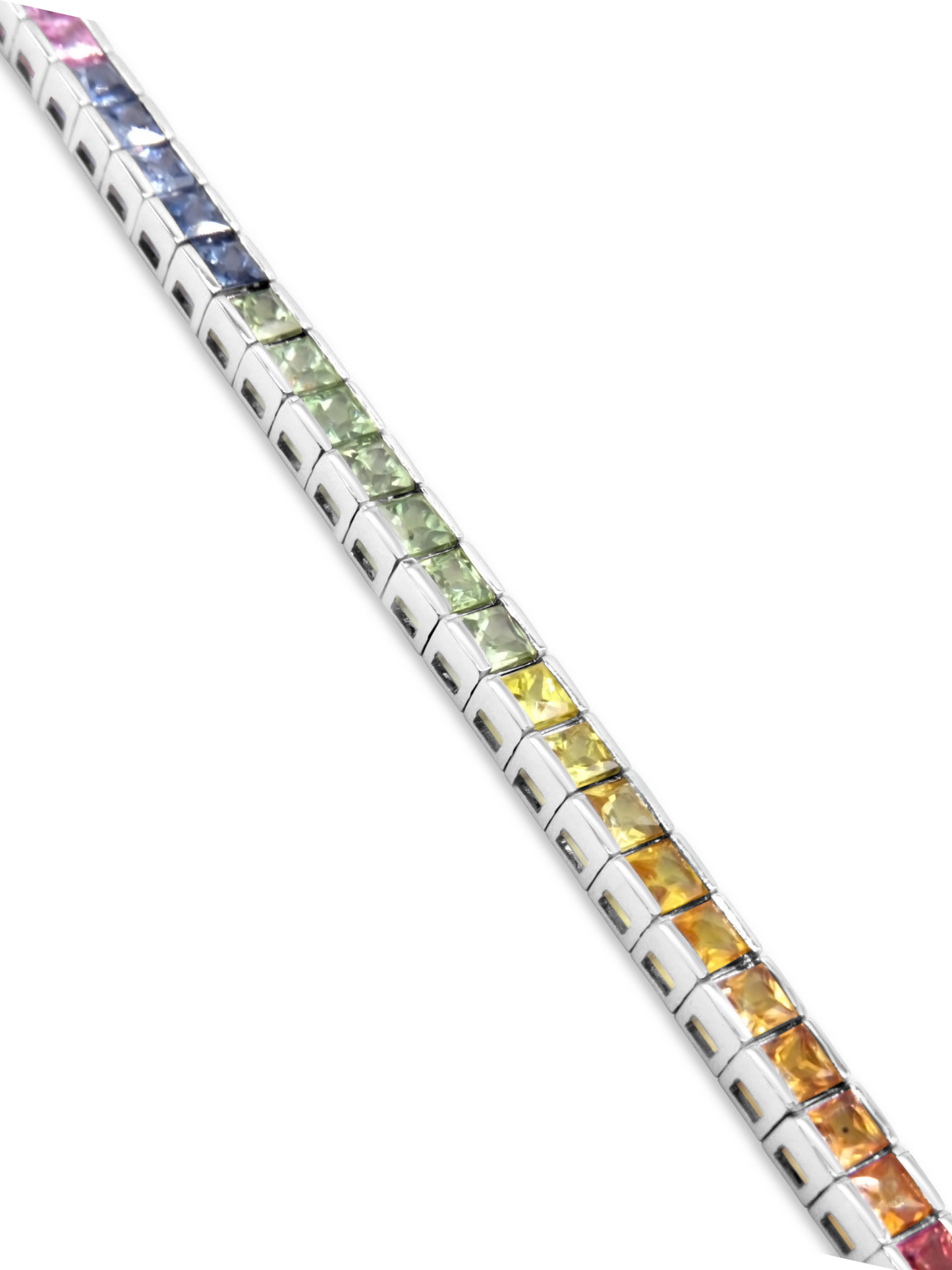 Multi-Coloured Tennis Bracelet