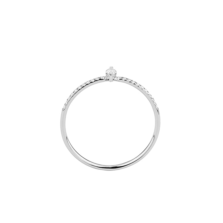 Marquise-Cut Diamond Ring