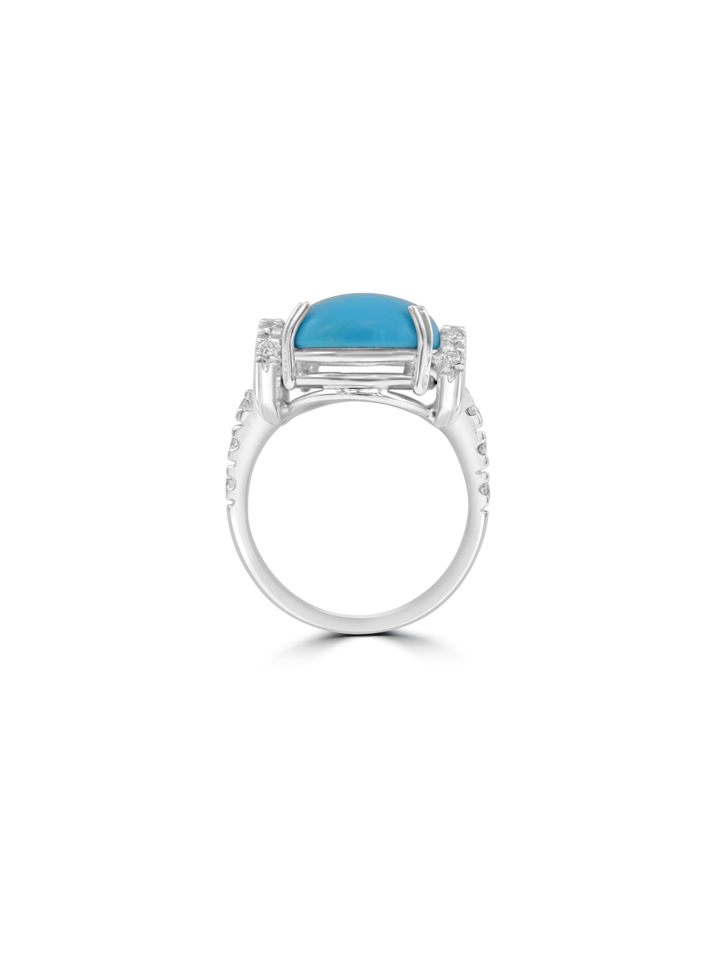 Turquoise Diamond Ring