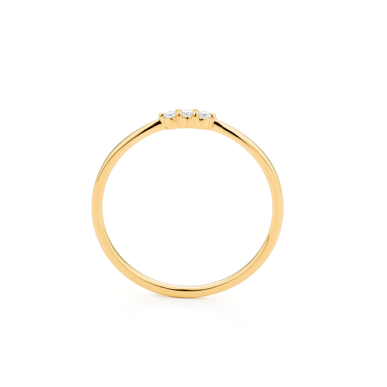 Minimalist Diamond Ring