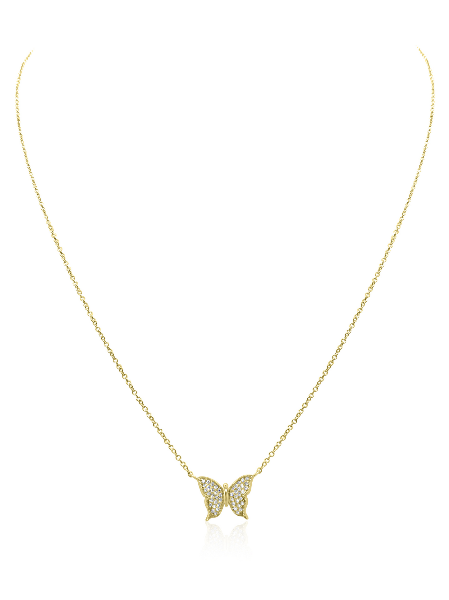 Butterfly Diamond Necklace