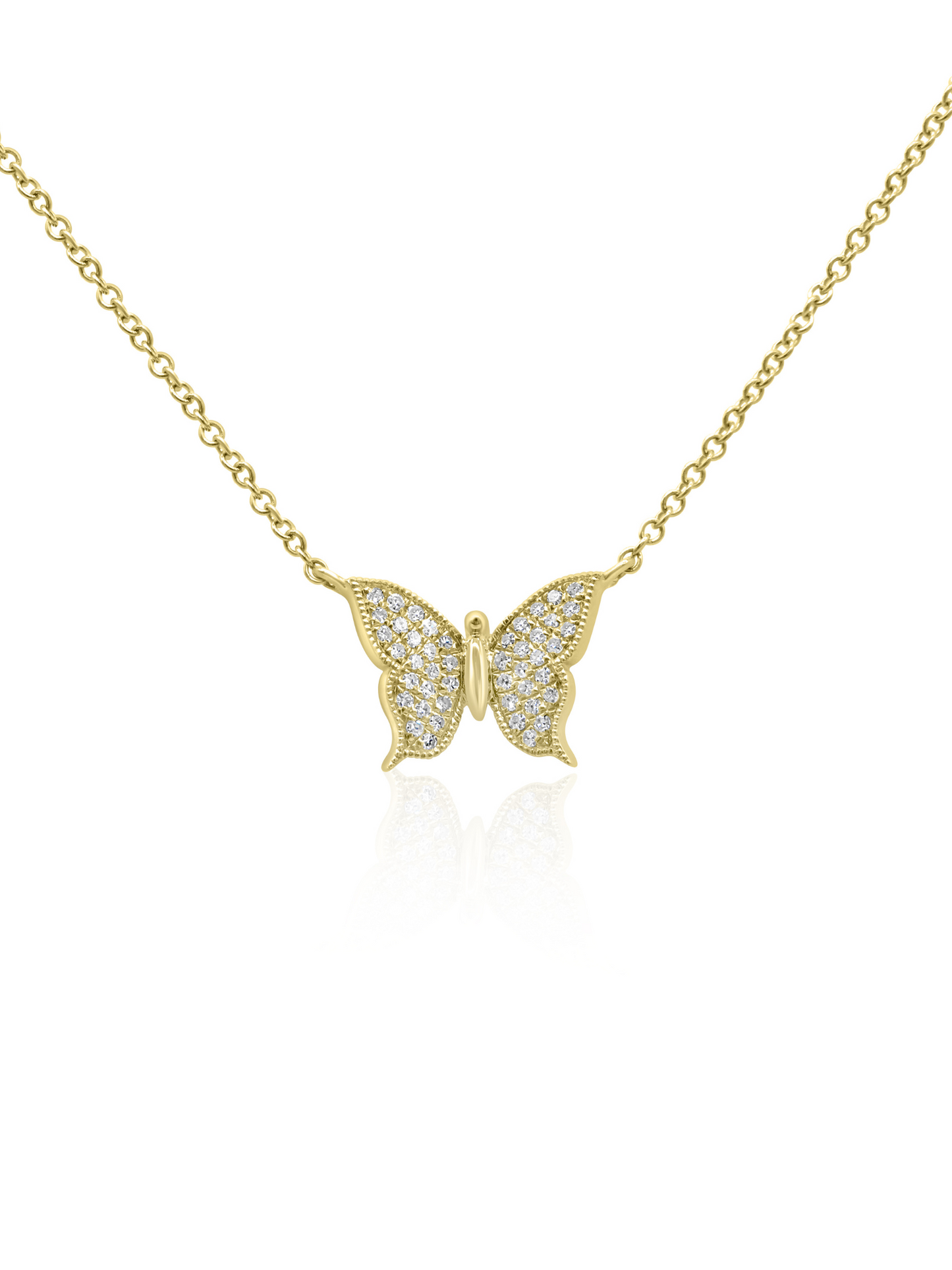 Butterfly Diamond Necklace