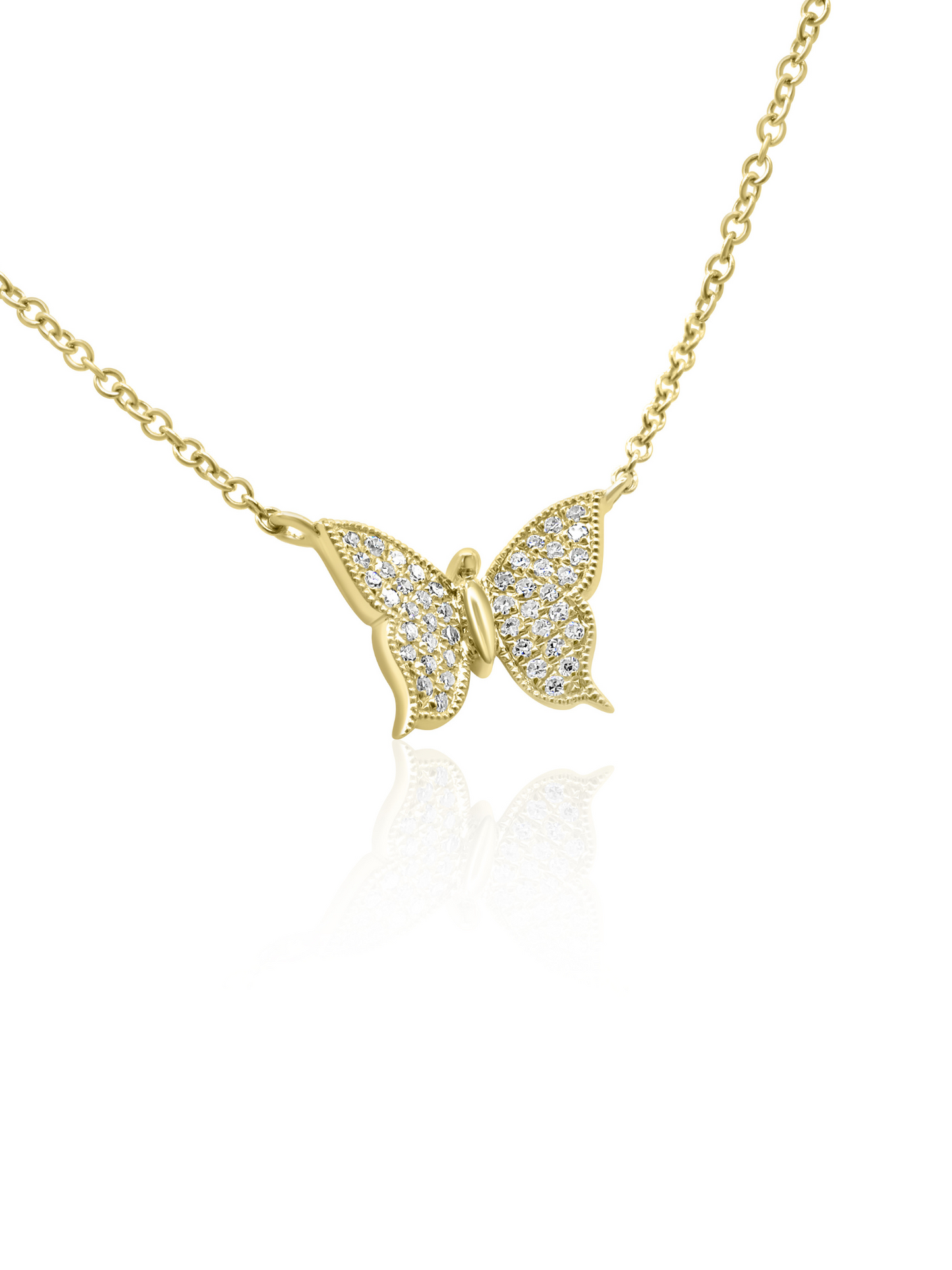 Butterfly Diamond Necklace