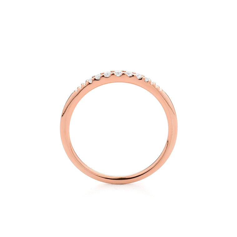 Diamond Ring in 18k Rose Gold