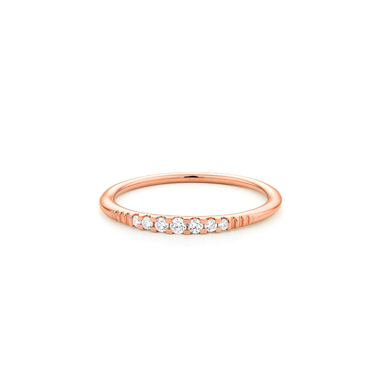 Diamond Ring in 18k Rose Gold