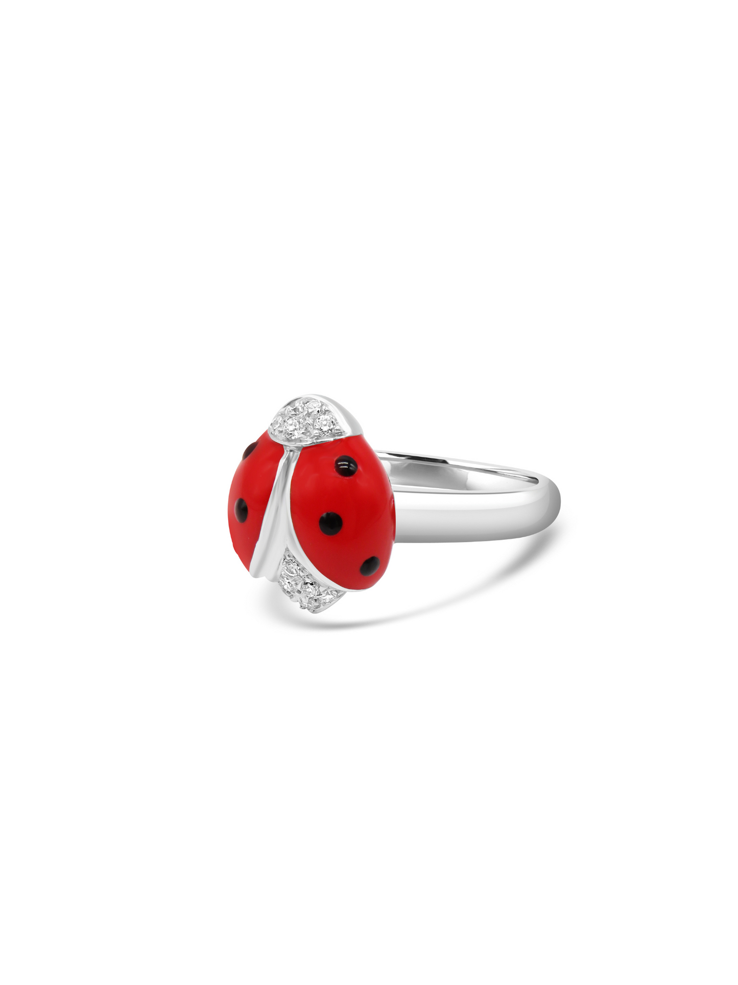 Ladybug Diamond Ring