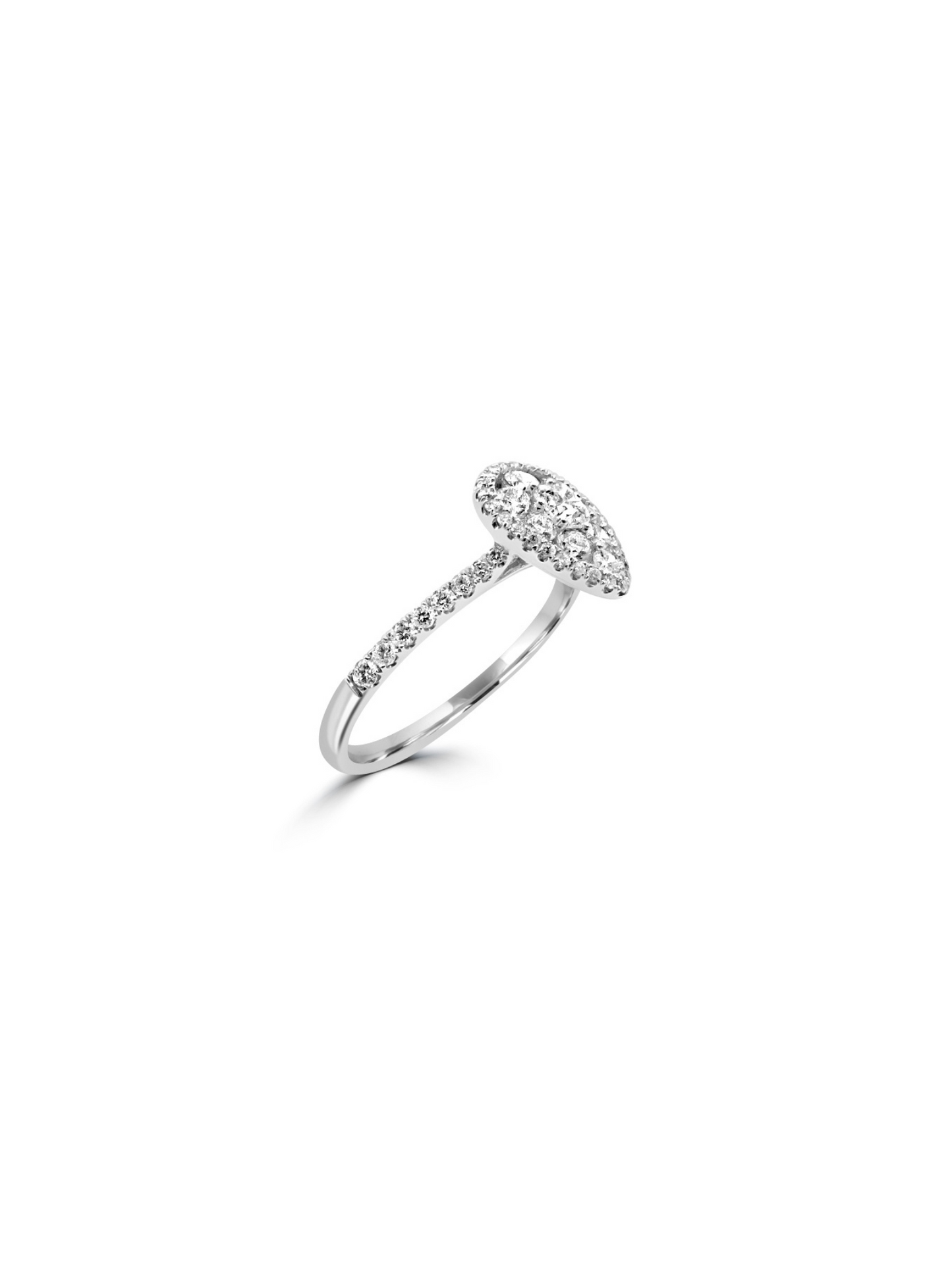 Diamond Pear Ring