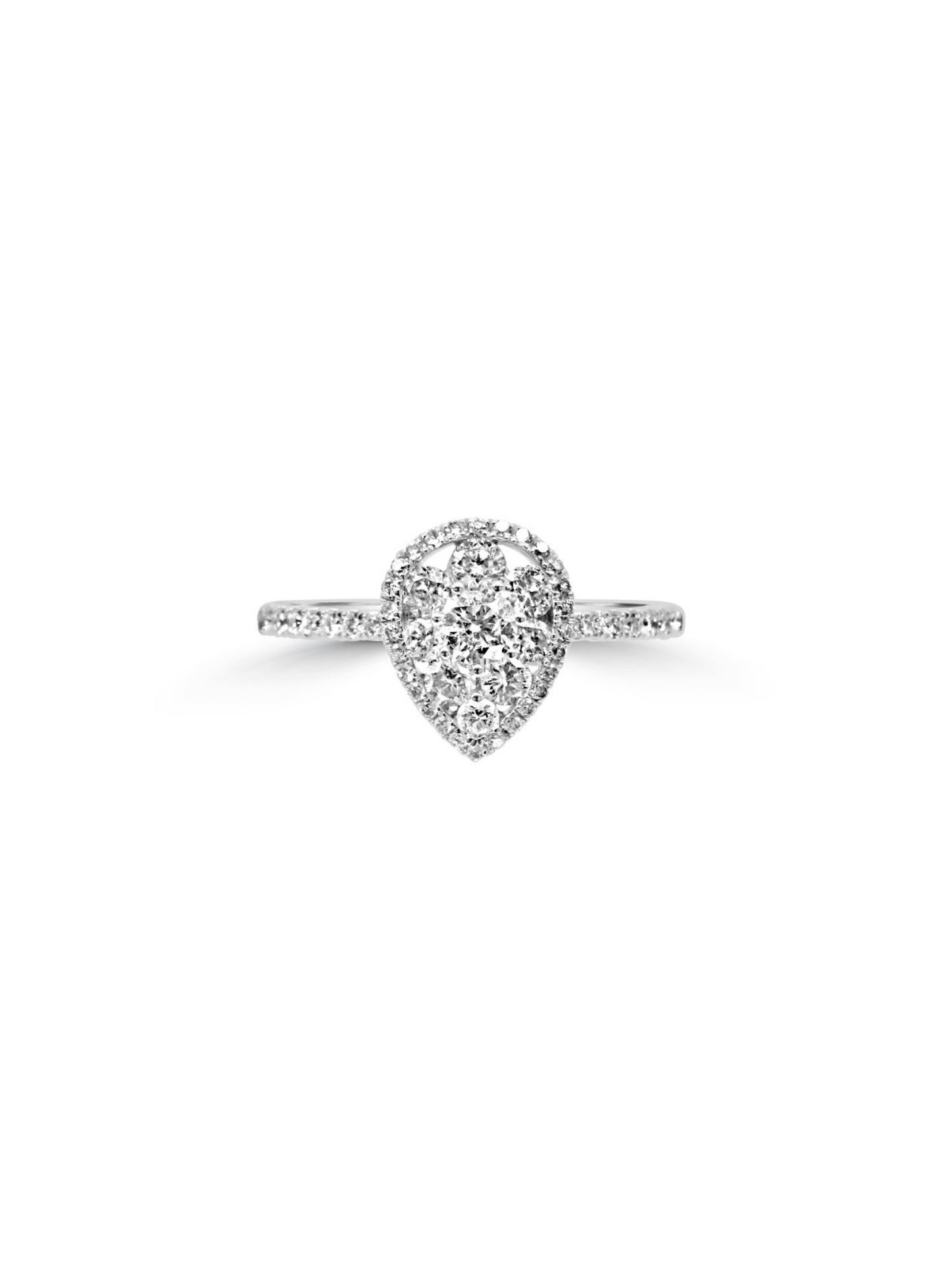 Diamond Pear Ring