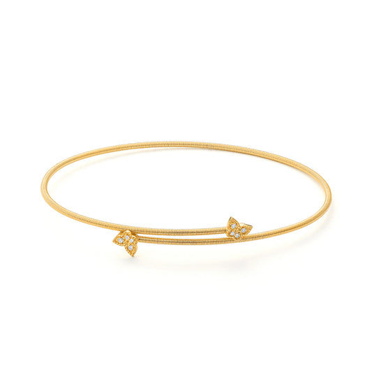 Diamond Butterfly Bangle