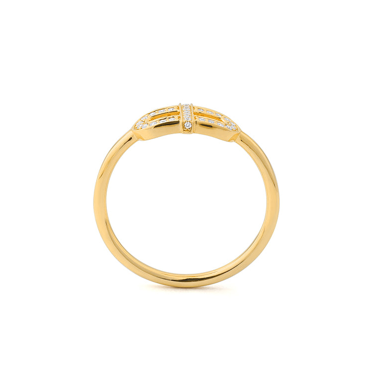 Diamond Geometric Ring