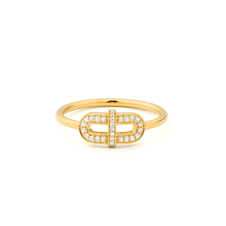 Diamond Geometric Ring