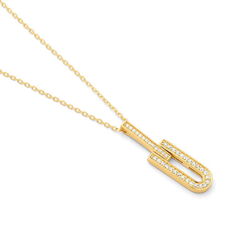 Diamond Geometric Pendant