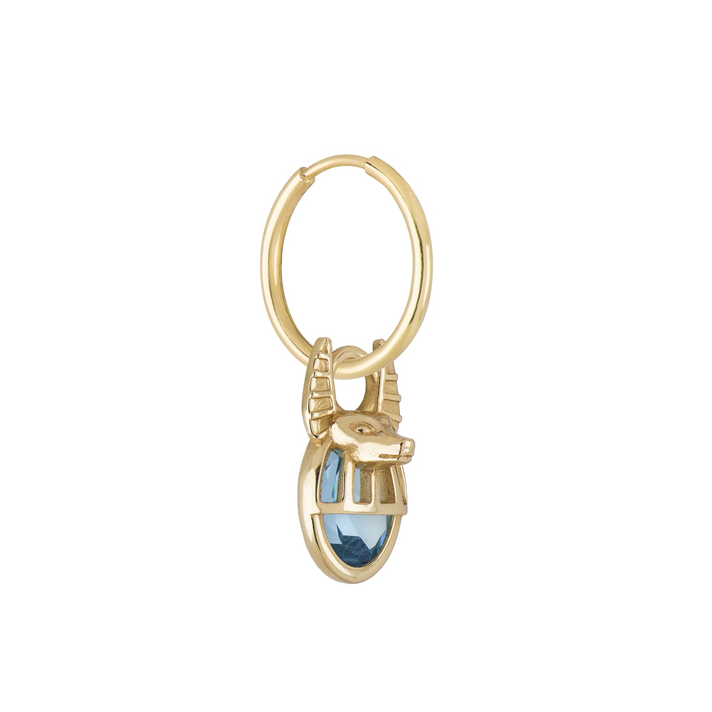 Aquarius Blue Topaz Capsule Pendant