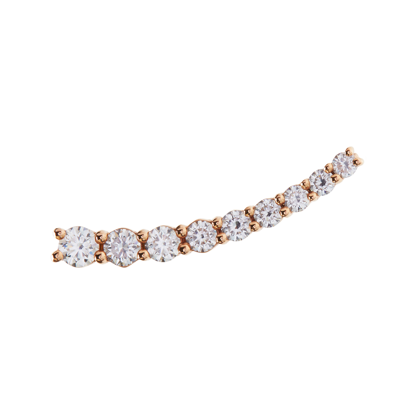 Diamond Ear Cuff - Left