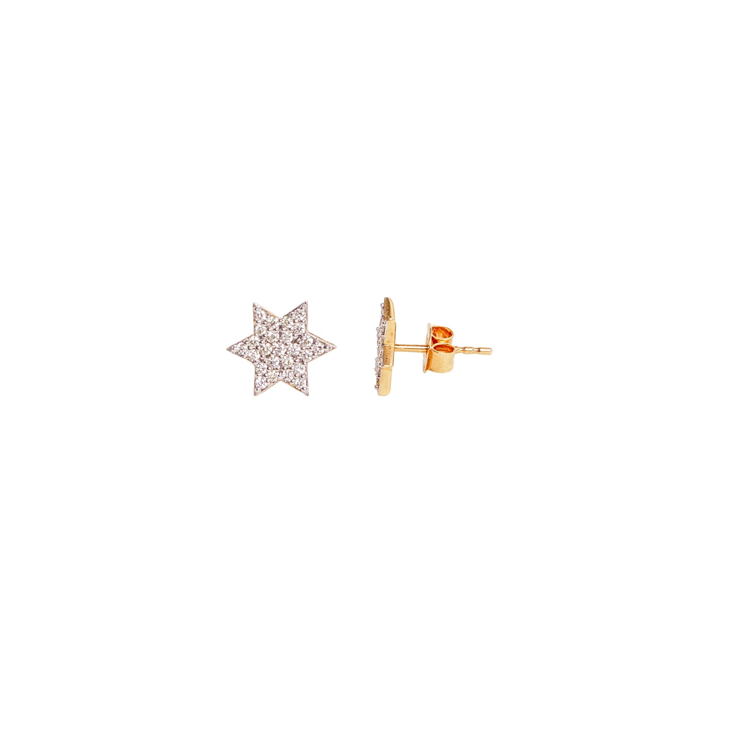 Diamond Mini Star Studs