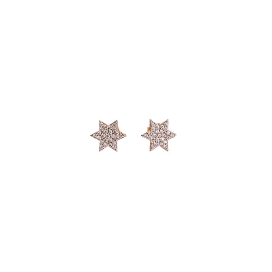 Diamond Mini Star Studs