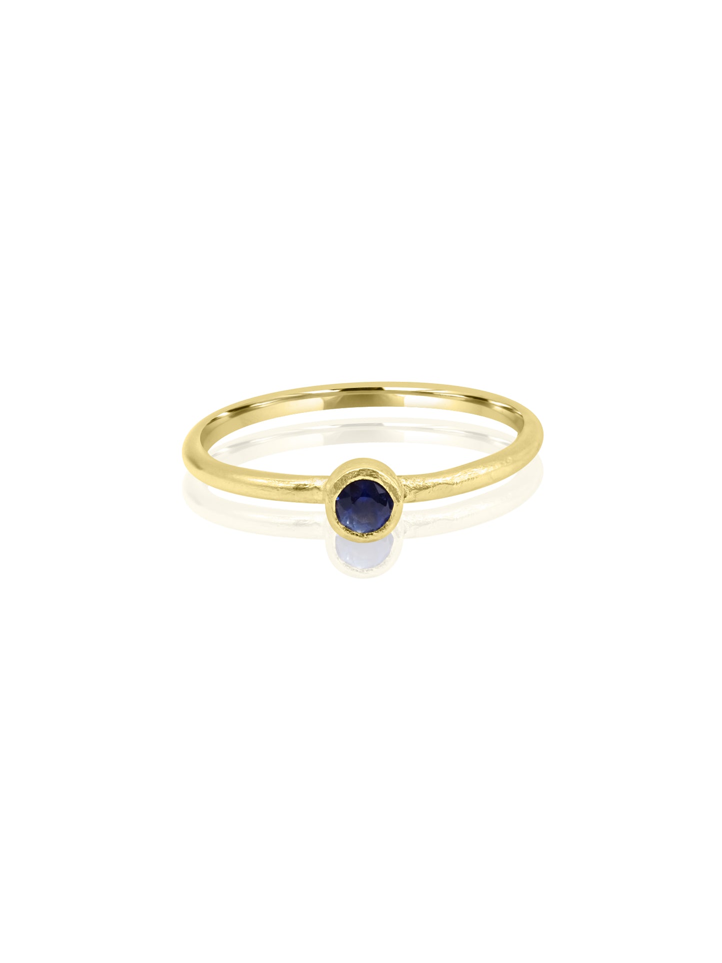 Blue Sapphire Gold Ring