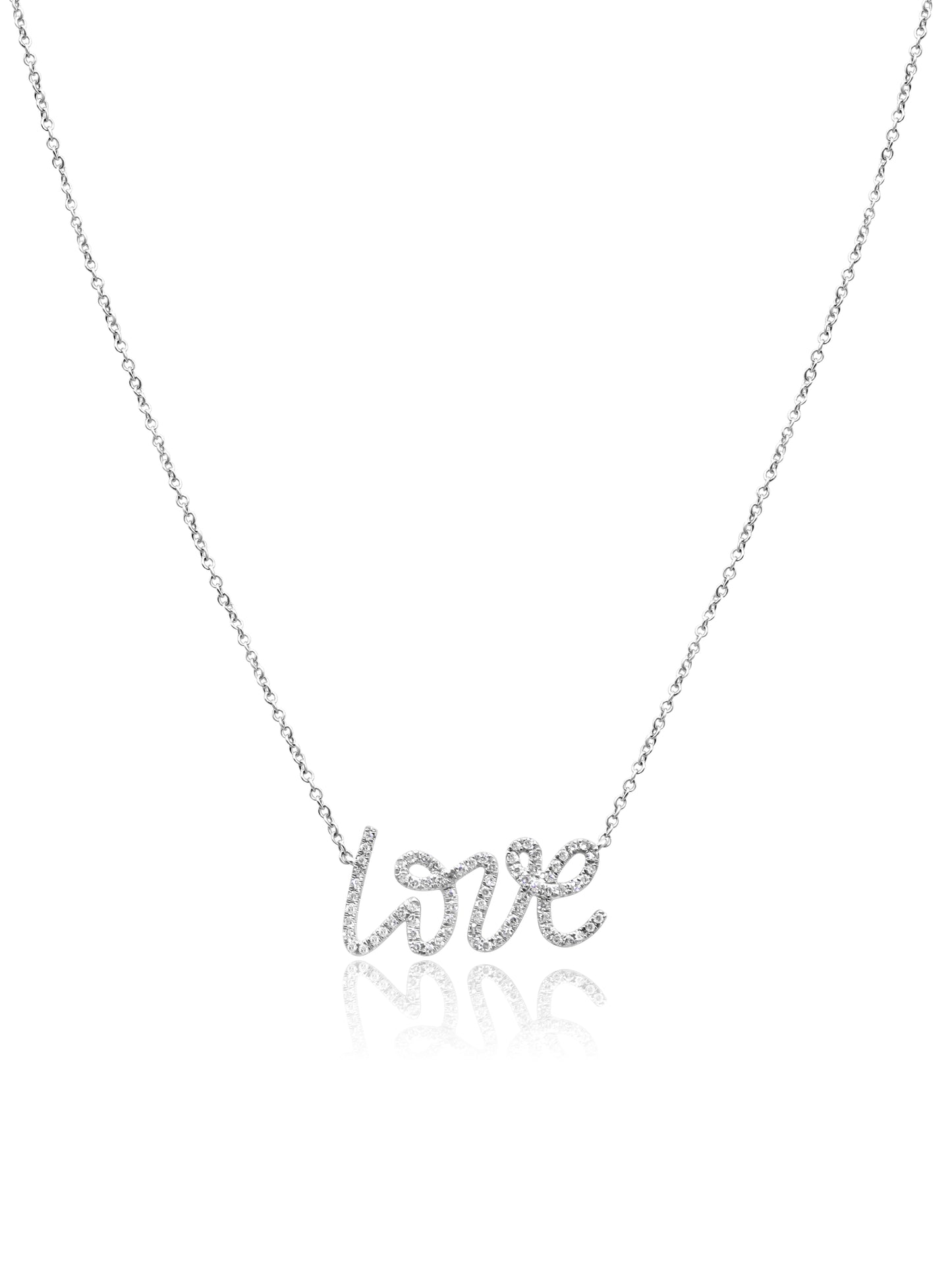 'Love' Diamond Necklace