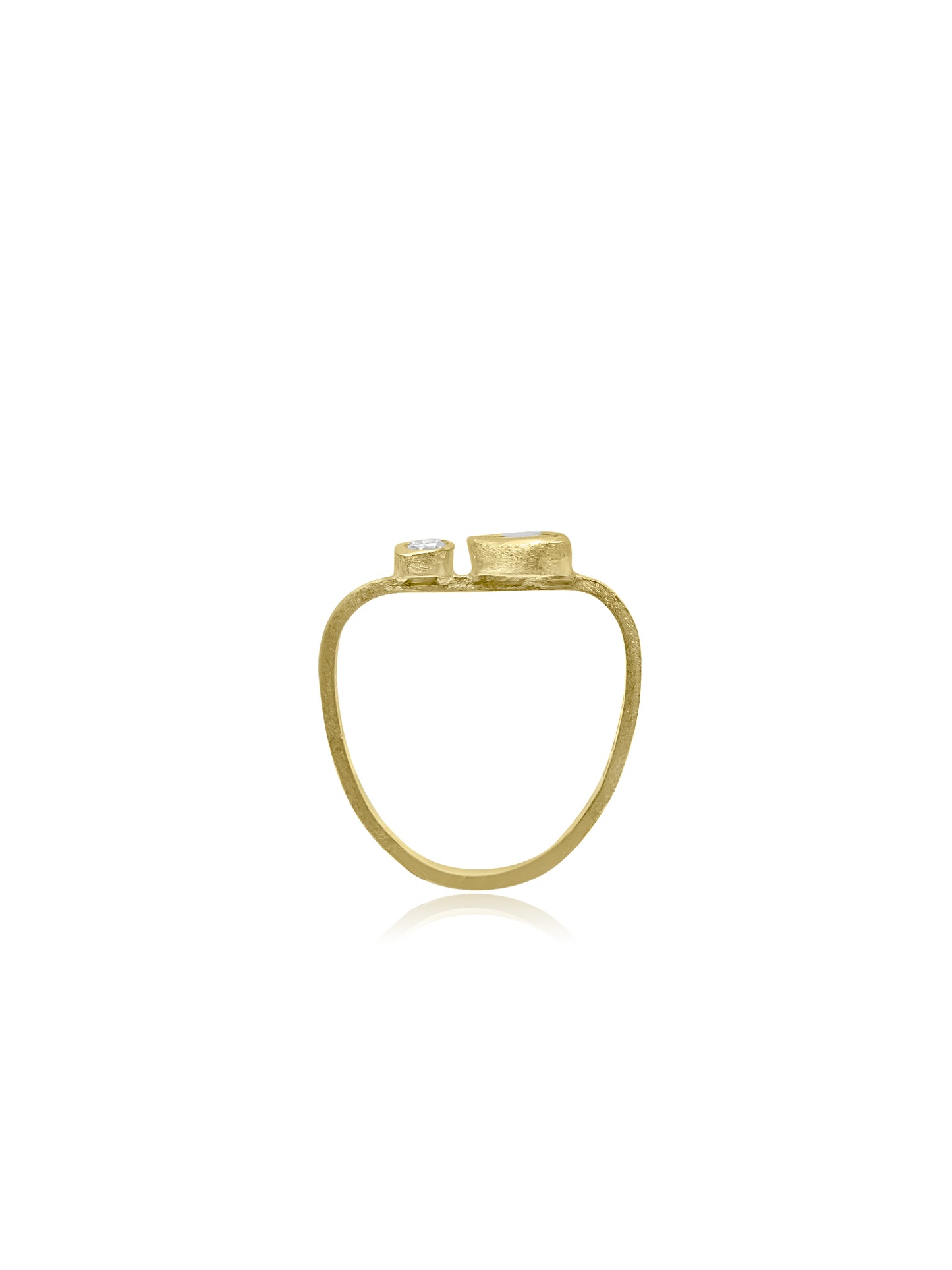 Handmade Sapphire Gold Ring