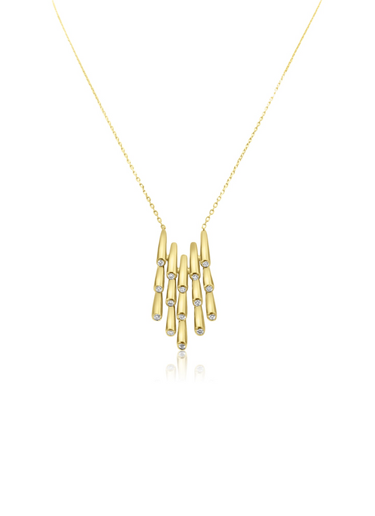 Diamond Waterfall Necklace