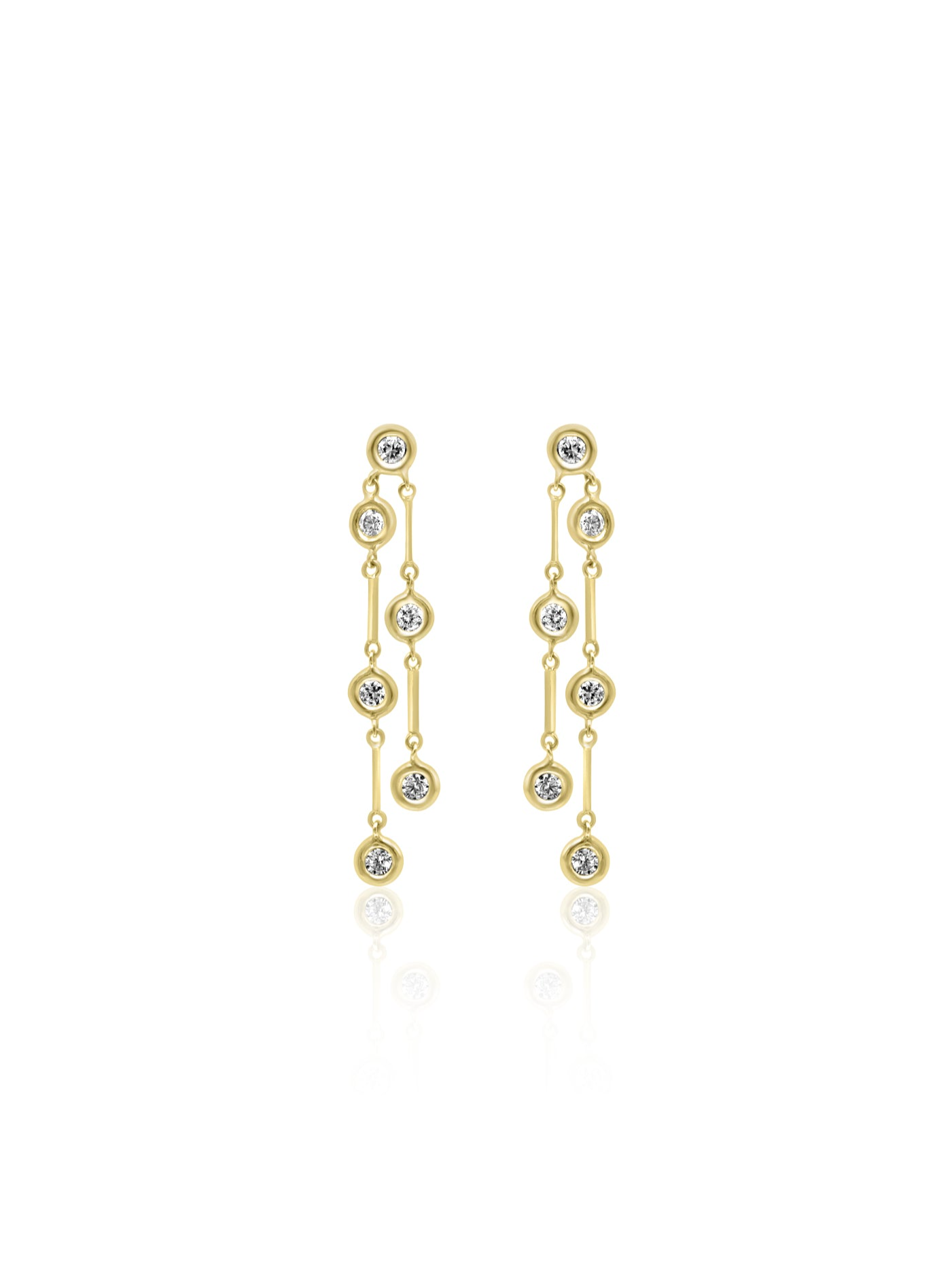 Diamond Drop Earrings