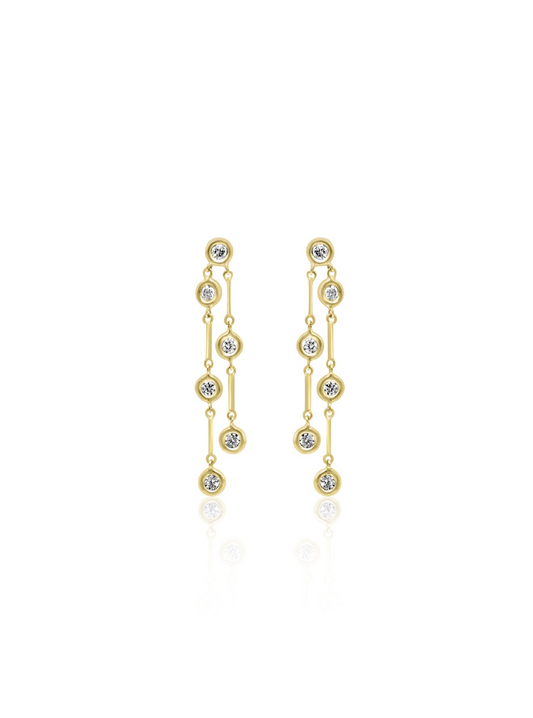 Diamond Drop Earrings