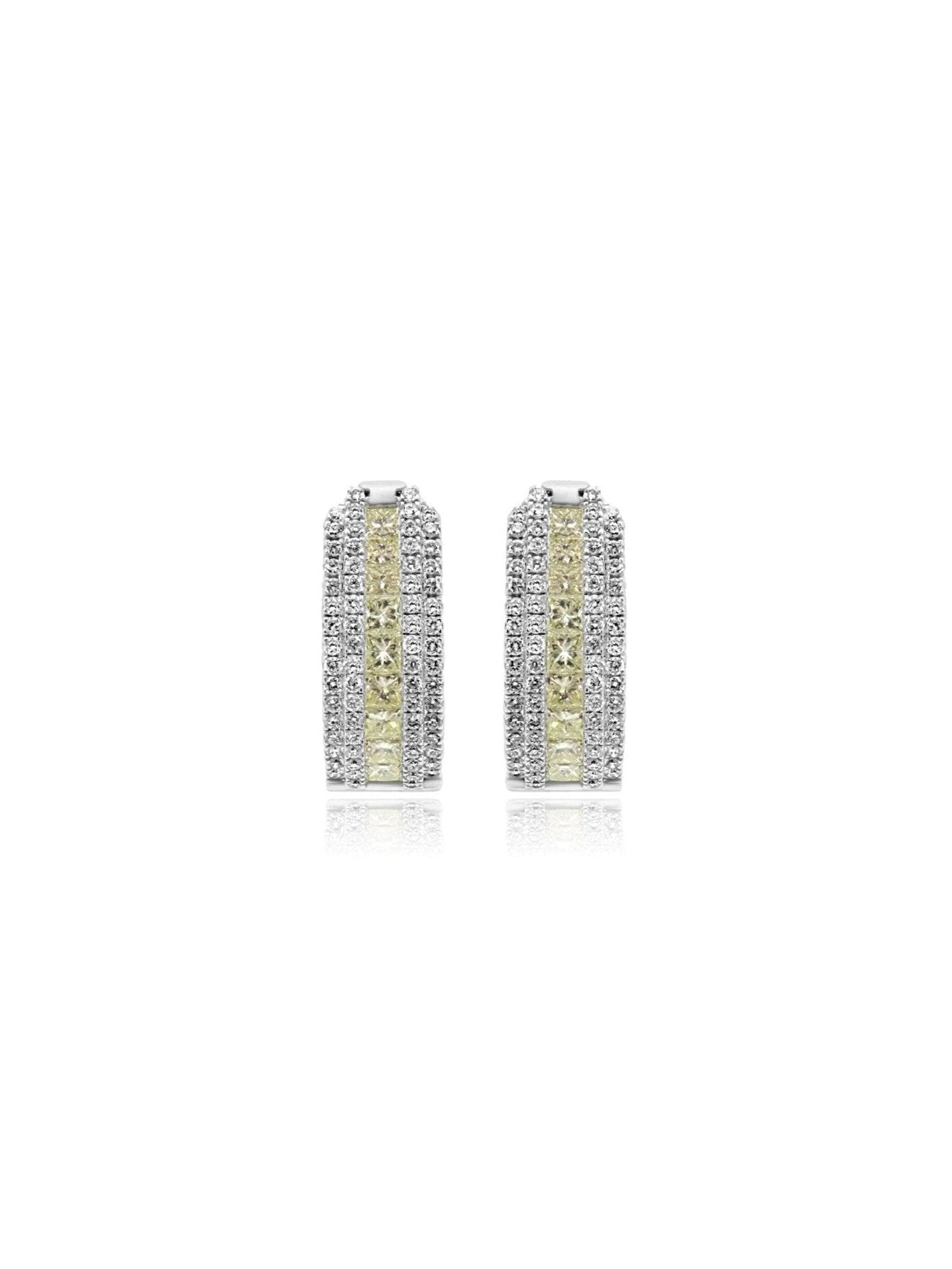 Diamond Hoop Earrings