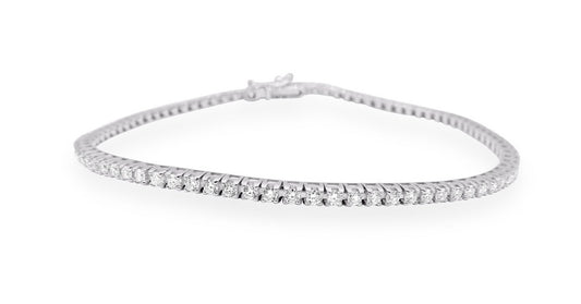 Gold Full Diamond Tennis Bracelet