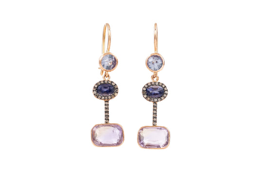 Precious Stone Earrings