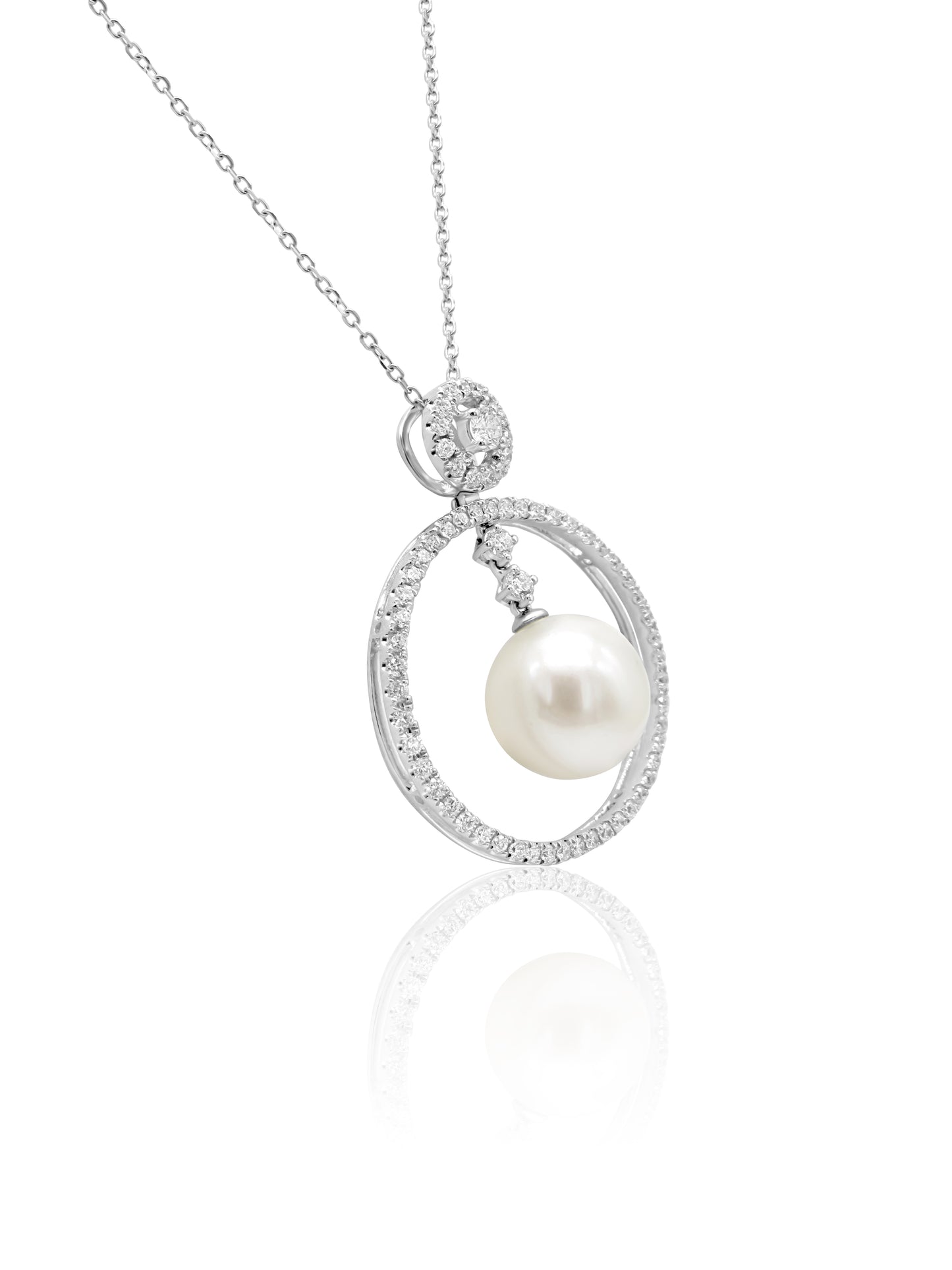 Pearl & Diamond Pendant