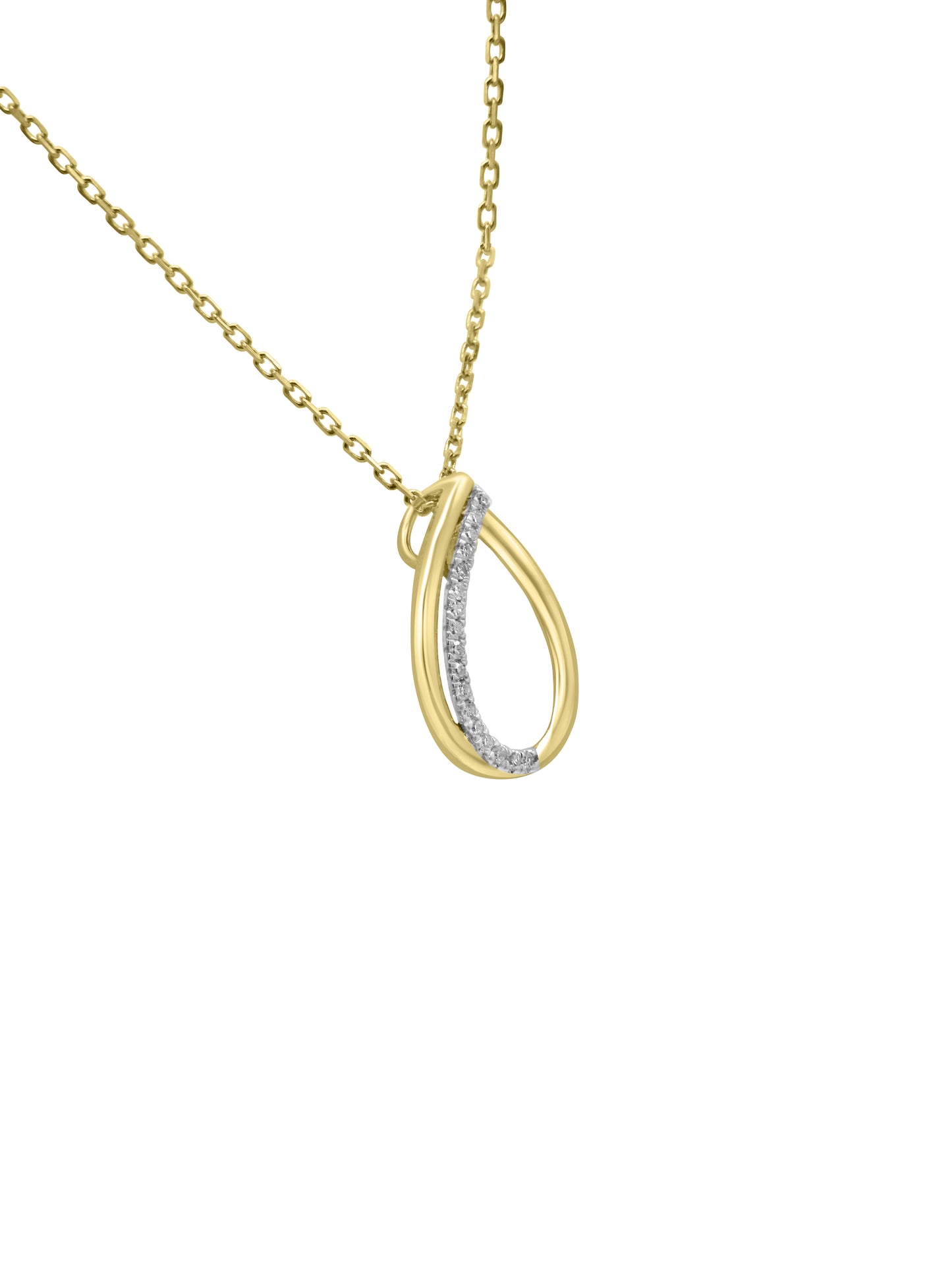 Gold Tear Drop Necklace