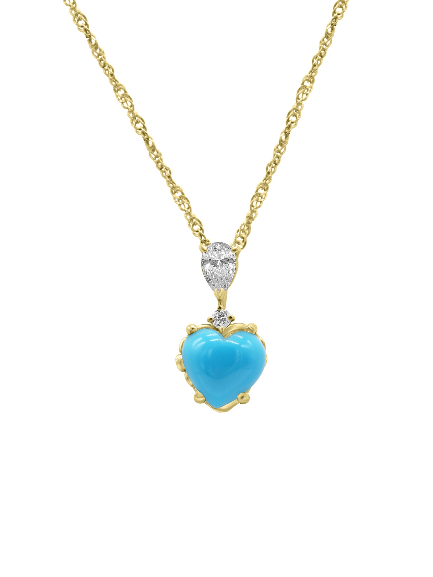 Turquoise Heart Necklace