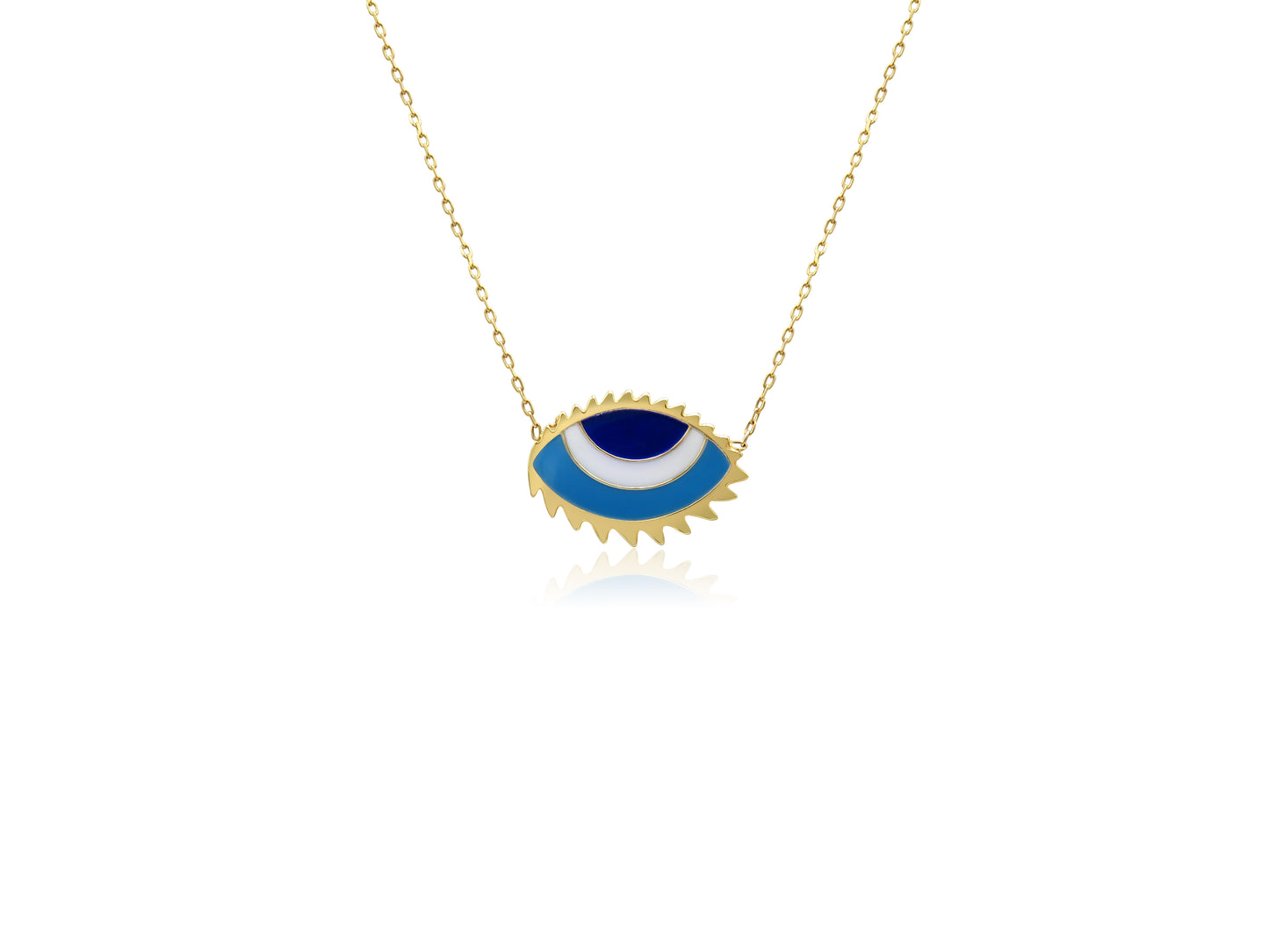 Gold Evil Eye Necklace