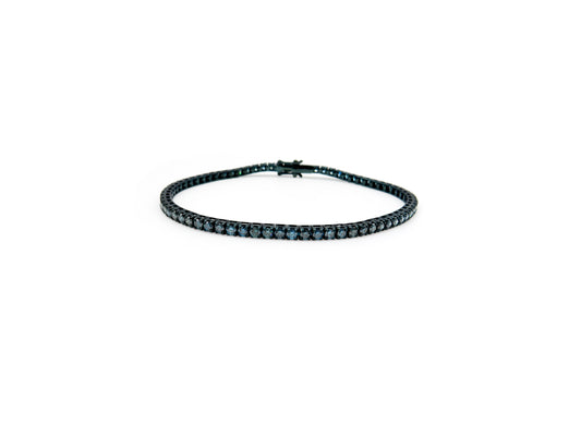 Blue Diamond Tennis Bracelet