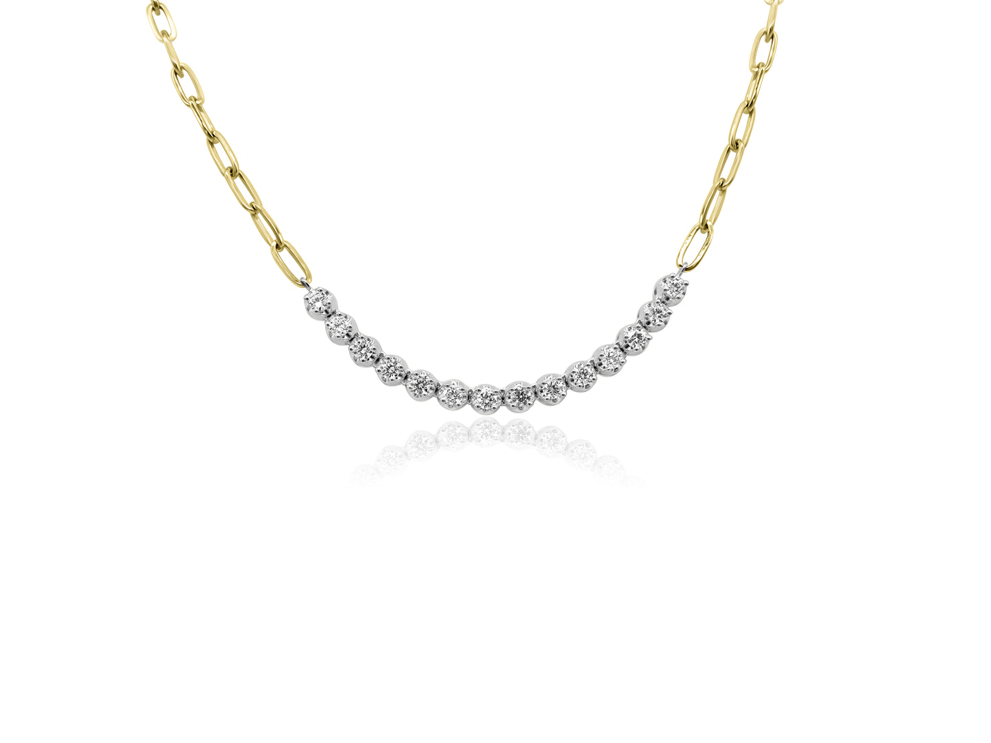 Gold and Diamond Necklace