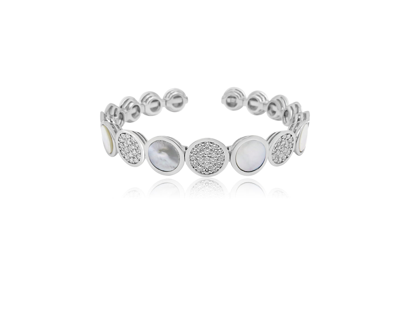 Gold and Diamond Bangle