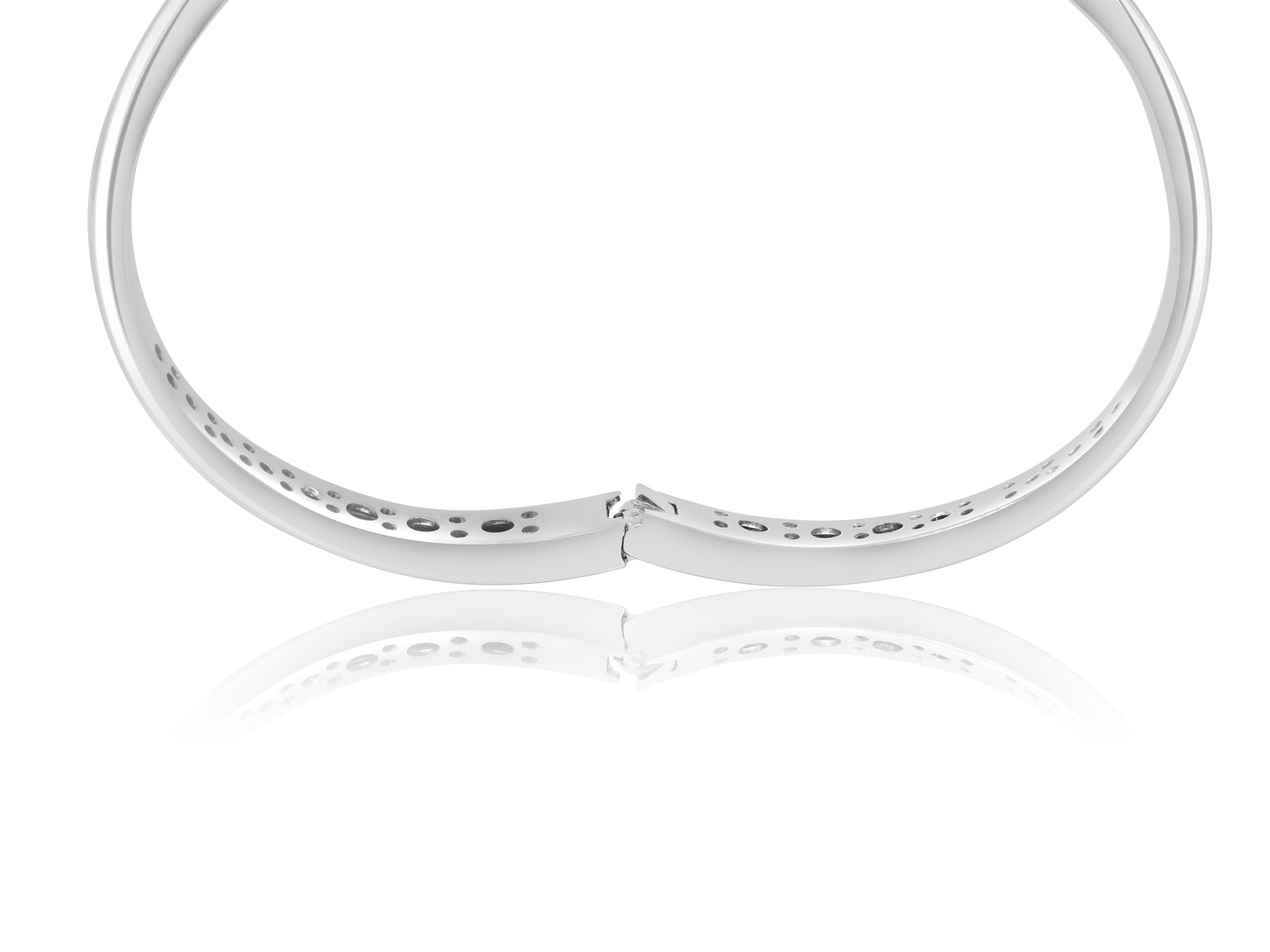 Diamond Flower Bangle
