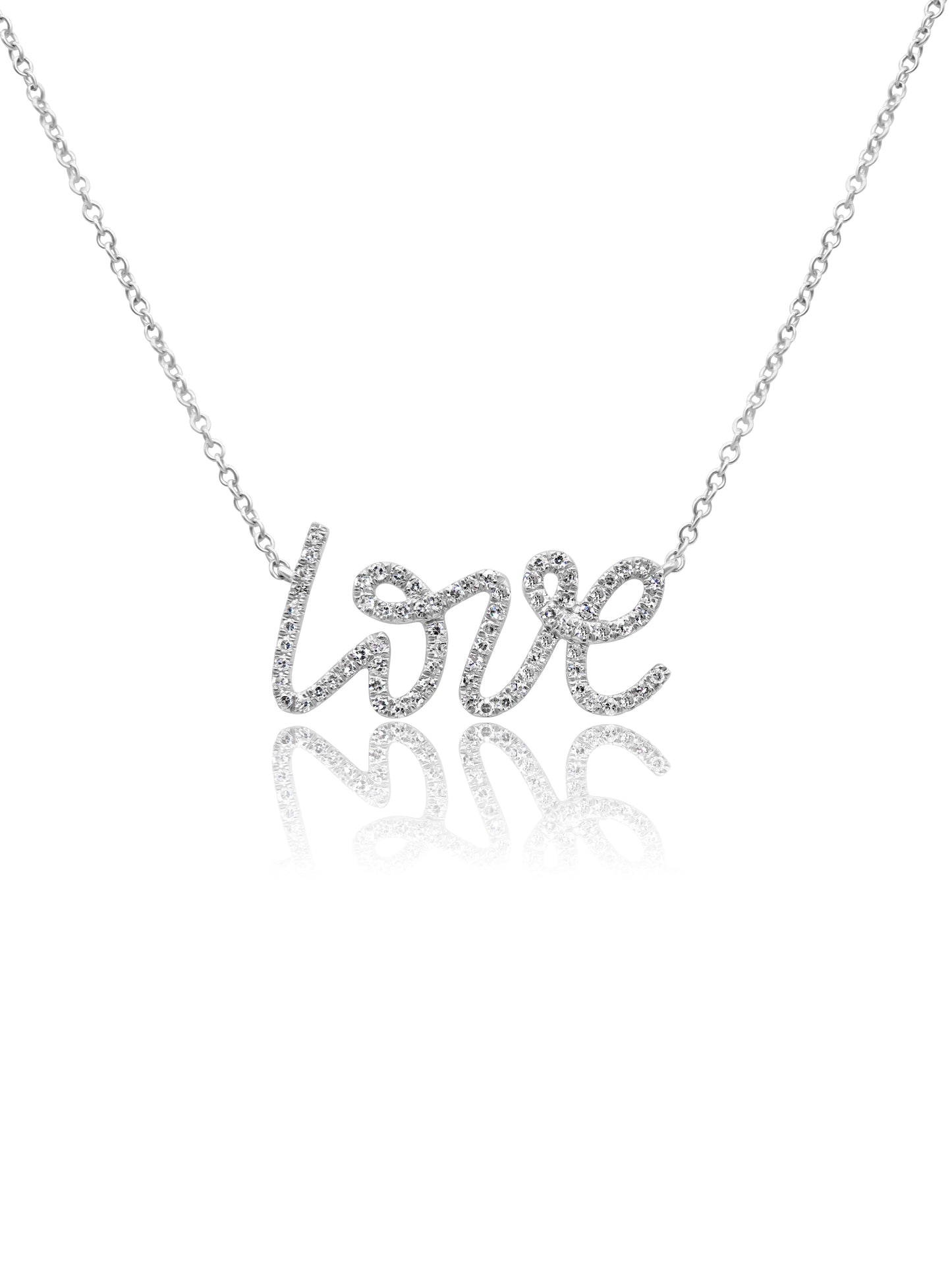 'Love' Diamond Necklace