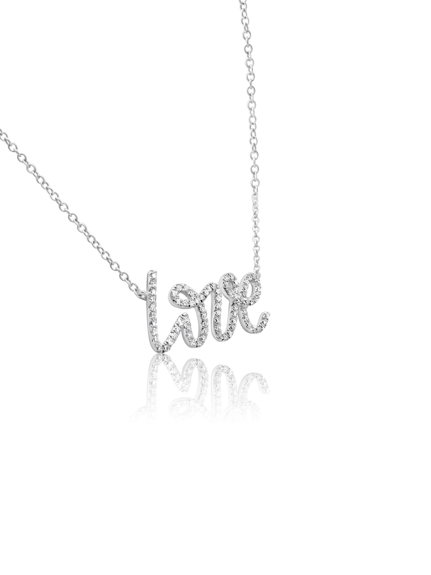 'Love' Diamond Necklace