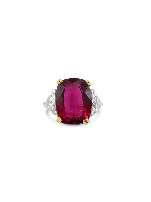 Rubellite Ring