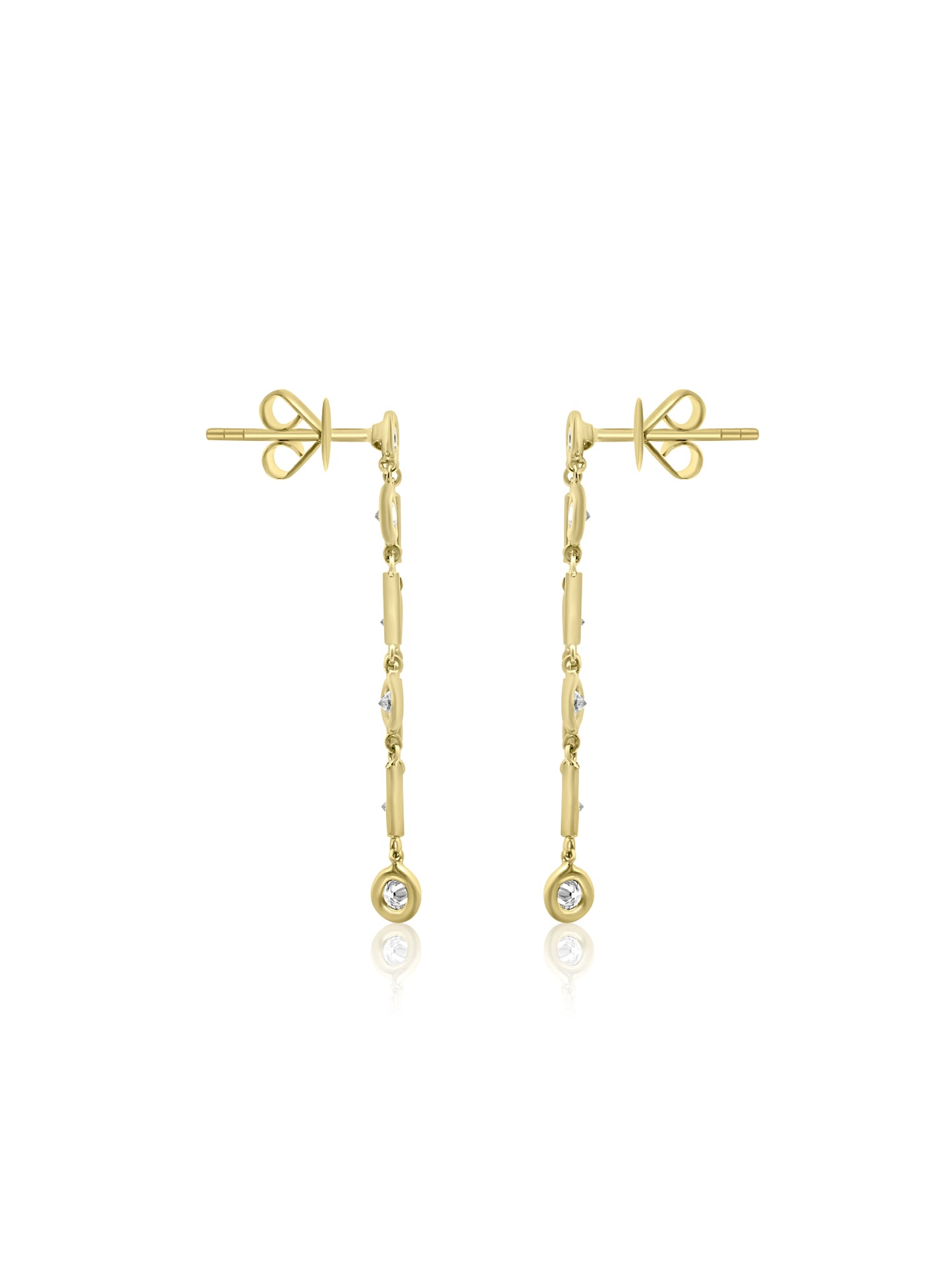 Diamond Drop Earrings