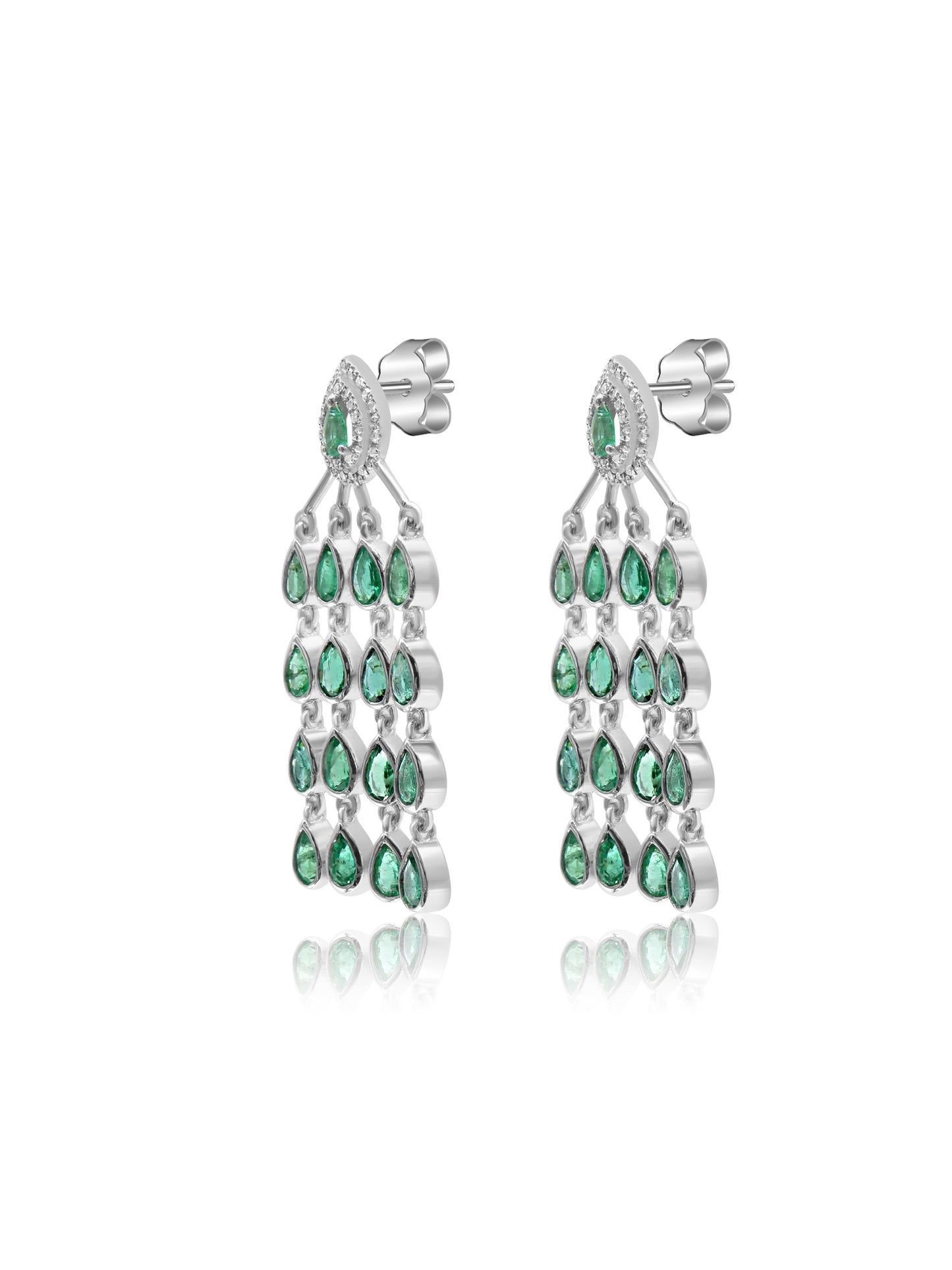 Emerald Drop Earrings
