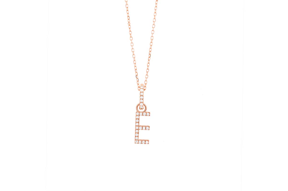 Letter E pendant